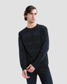 All-Over Branding Knitted Sweater