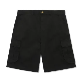 Field Cargo Shorts, Washed Black