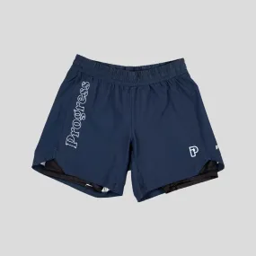 Progress Profile Hybrid Grappling Shorts Navy