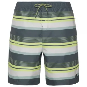 Protest PRTLANKSTON Men's Striped Swim Shorts - Hunter Green