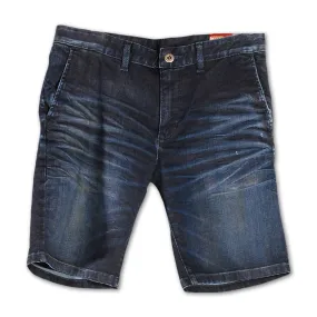 Rivet De Cru Indian Blue Chino Cut Denim Shorts